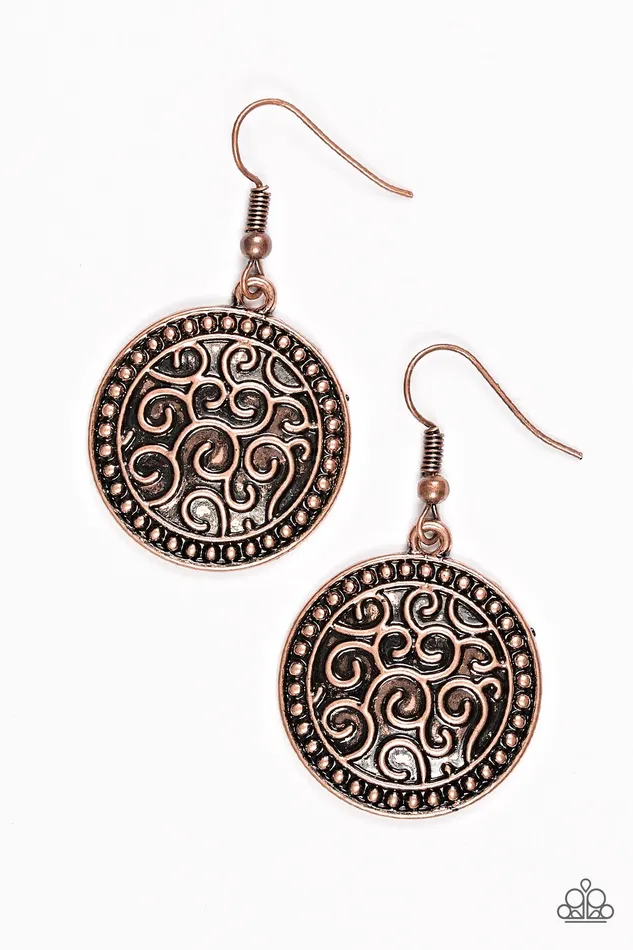 Paparazzi Jewelry Earrings Paparazzi Earring Whats VINE Is VINE Copper