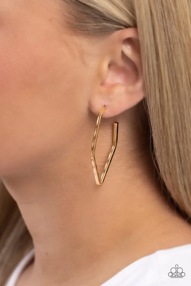 Paparazzi Jewelry Earrings Paparazzi Earring Winning Edge Gold