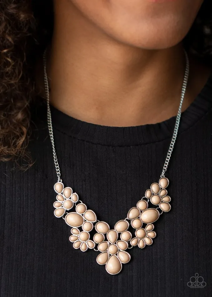 Paparazzi Jewelry Necklaces Paparazzi Necklace Bohemian Banquet Brown