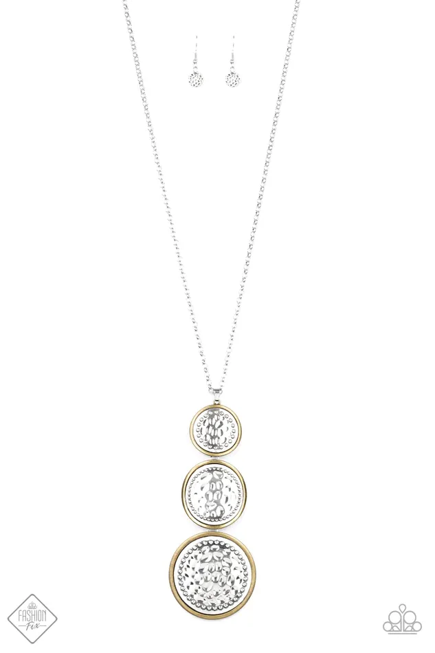 Paparazzi Jewelry Necklaces Paparazzi Necklace Buckle Down Multi