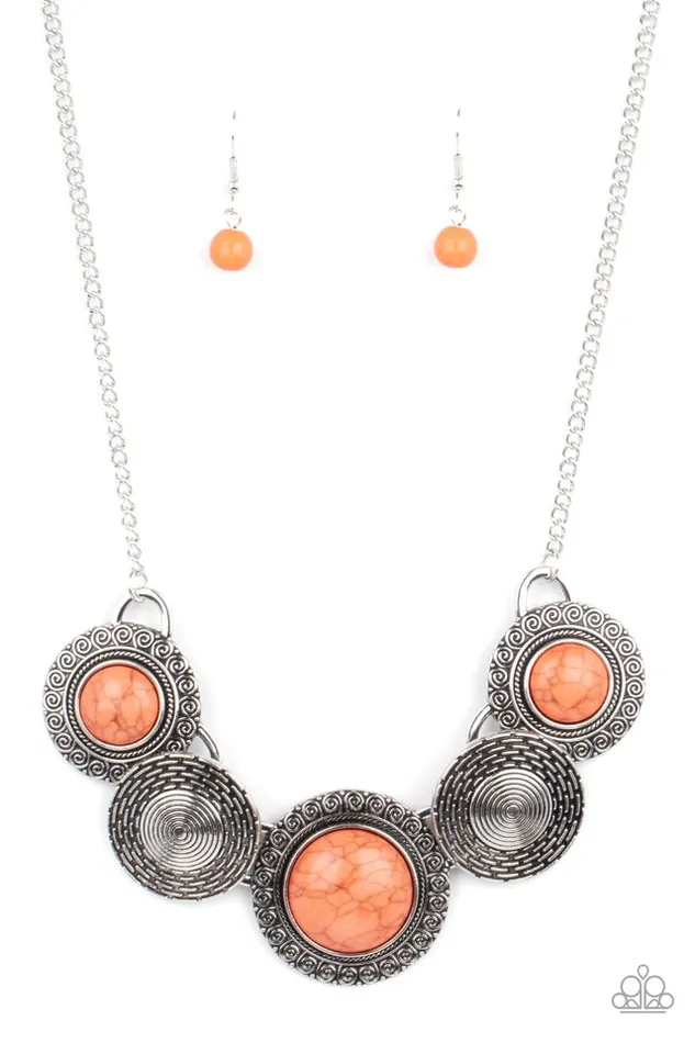 Paparazzi Jewelry Necklaces Paparazzi Necklace Canyon Cottage Orange Paparazzi Jewelry Necklaces Paparazzi Necklace Canyon Cottage Orange