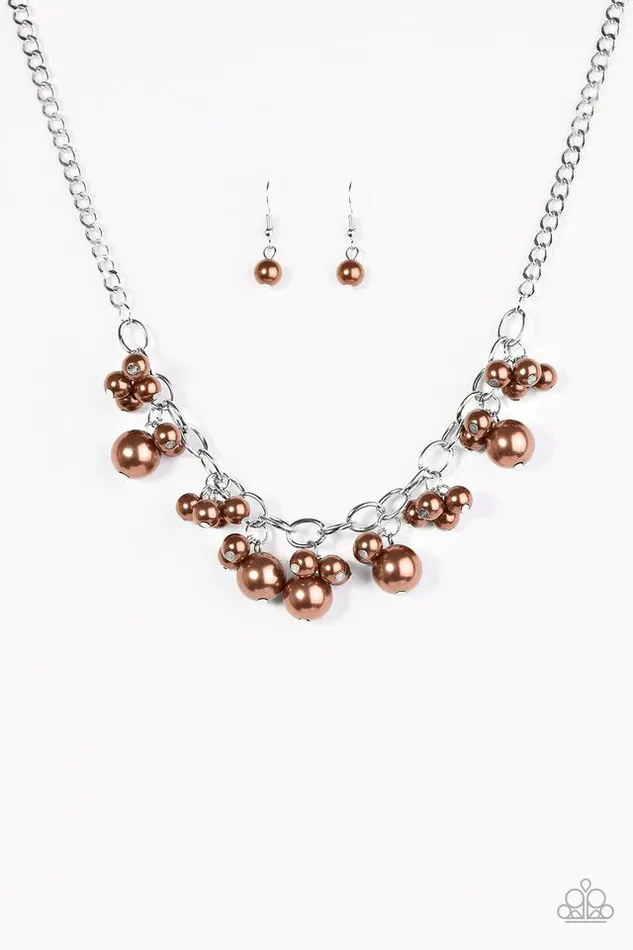 Paparazzi Jewelry Necklaces Paparazzi Necklace Celebrity Treatment Brown