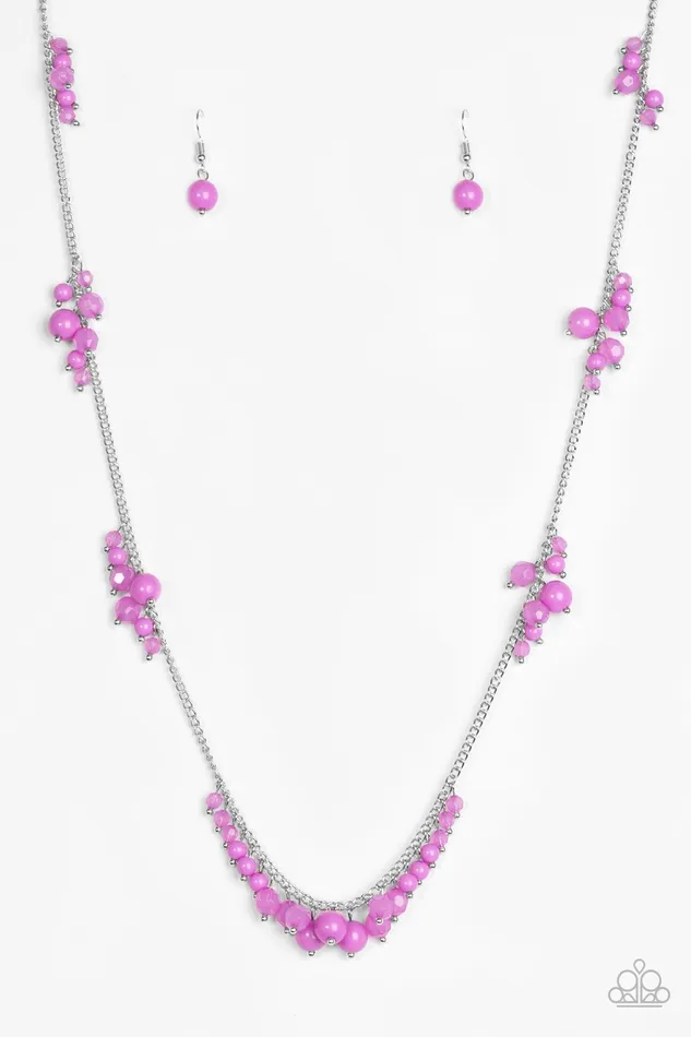Paparazzi Jewelry Necklaces Paparazzi Necklace Coral Reefs Purple