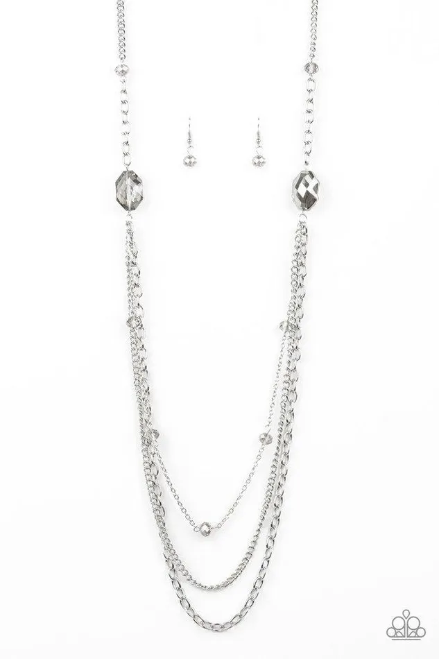 Paparazzi Jewelry Necklaces Paparazzi Necklace Dare to Dazzle Silver