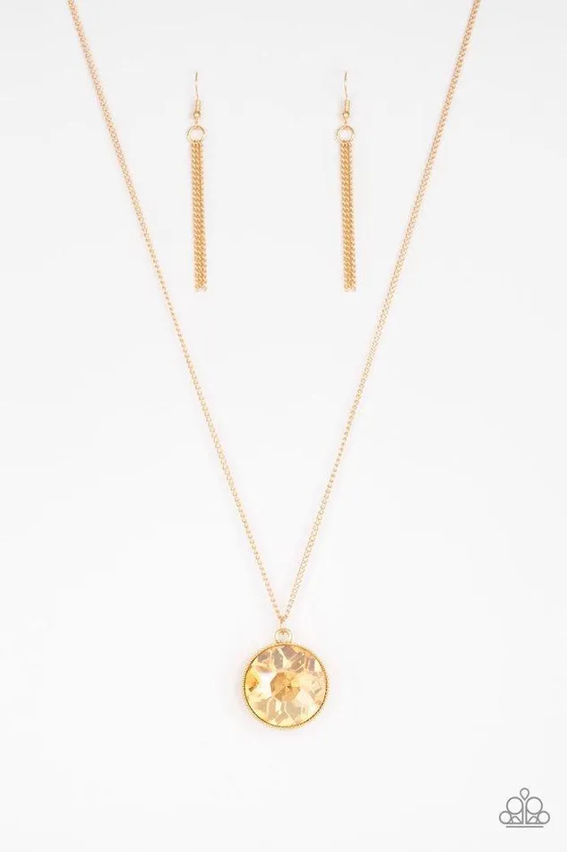 Paparazzi Jewelry Necklaces Paparazzi Necklace Dauntless Diva Gold