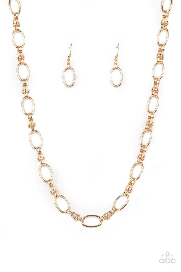 Paparazzi Jewelry Necklaces Paparazzi Necklace Defined Drama Gold