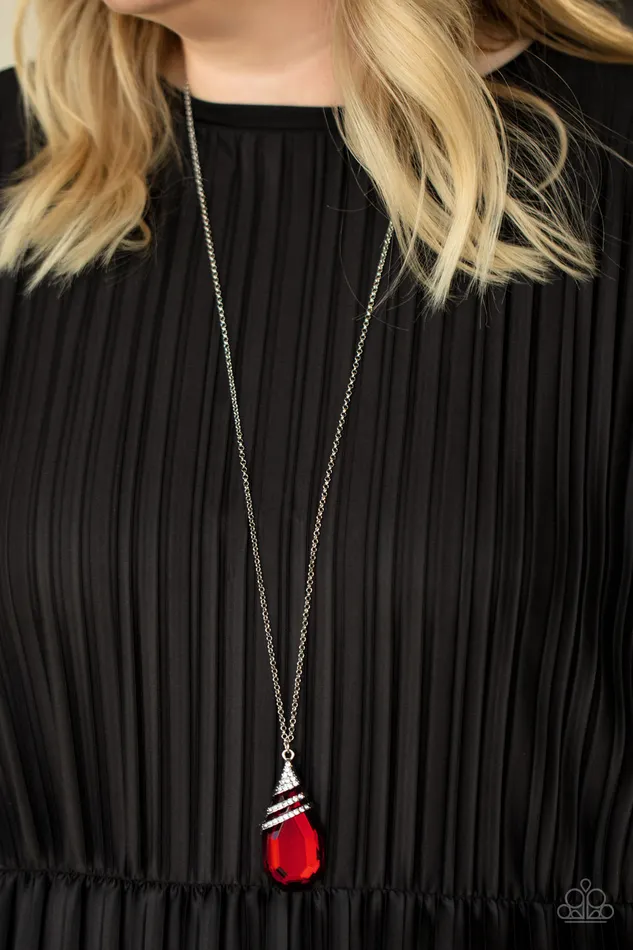 Paparazzi Jewelry Necklaces Paparazzi Necklace Demandingly Diva Red