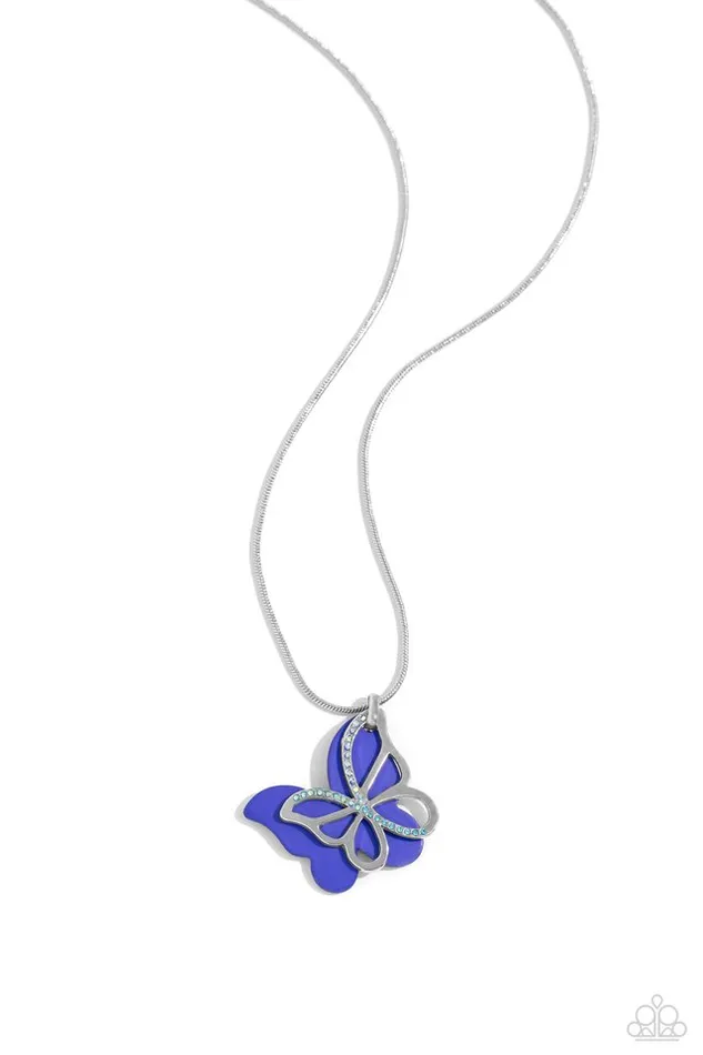 Paparazzi Jewelry Necklaces Paparazzi Necklace Detailed Dance Blue Paparazzi Jewelry Necklaces Paparazzi Necklace Detailed Dance Blue