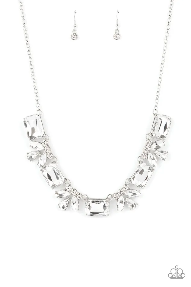 Paparazzi Jewelry Necklaces Paparazzi Necklace EMP Exclusive Long Live Sparkle White Paparazzi Jewelry Necklaces Paparazzi Necklace EMP Exclusive Long Live Sparkle White