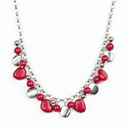 Paparazzi Jewelry Necklaces Paparazzi Necklace Flirtatiously Florida Red