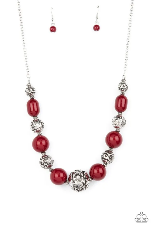 Paparazzi Jewelry Necklaces Paparazzi Necklace Girl Meets Garden Red Paparazzi Jewelry Necklaces Paparazzi Necklace Girl Meets Garden Red