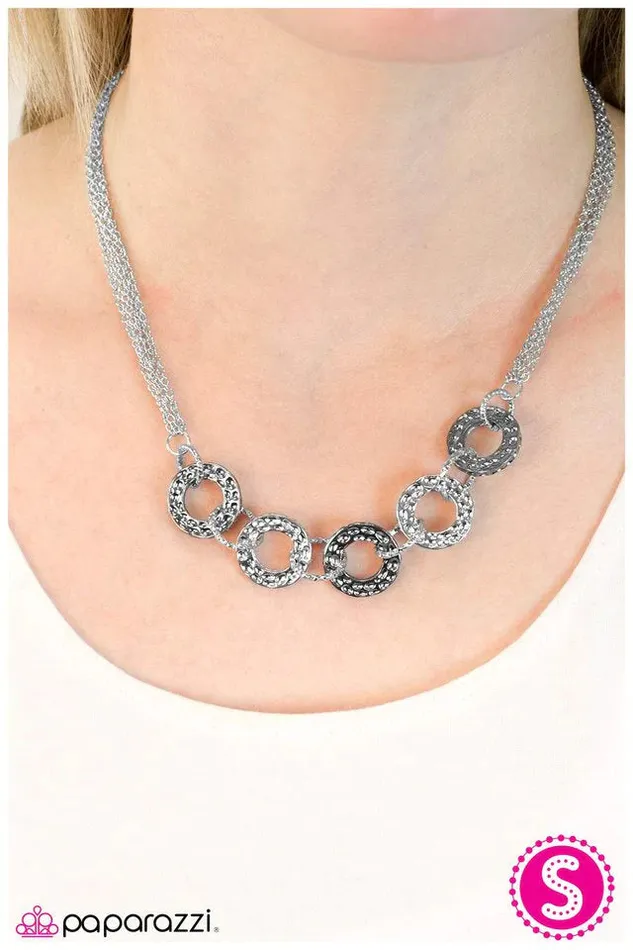Paparazzi Jewelry Necklaces Paparazzi Necklace Hoopla Silver