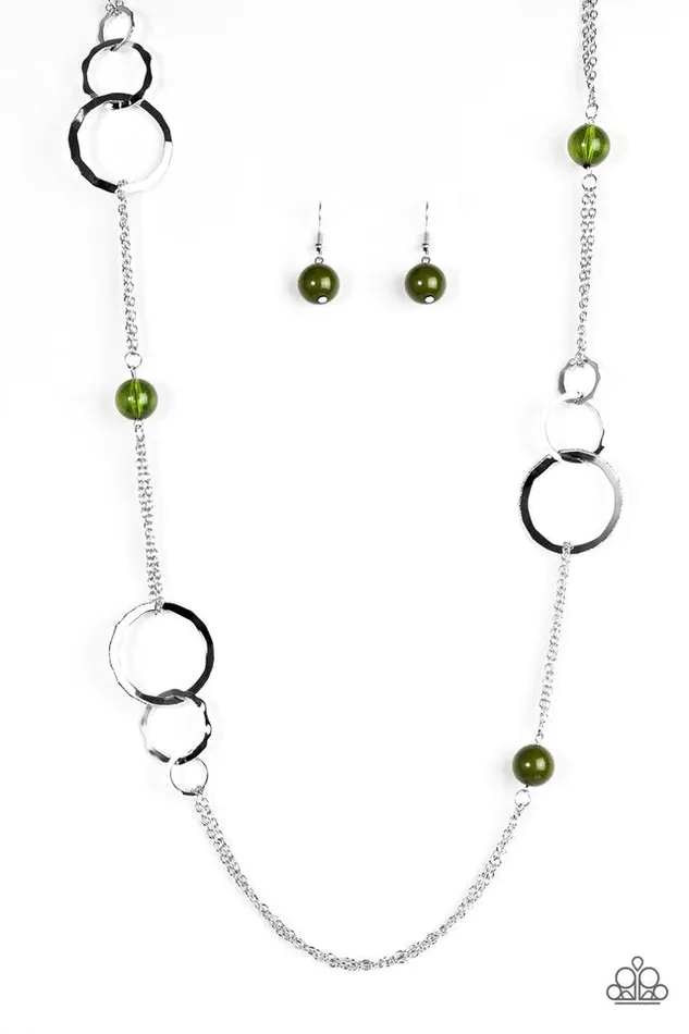 Paparazzi Jewelry Necklaces Paparazzi Necklace Keepin It Cali Green