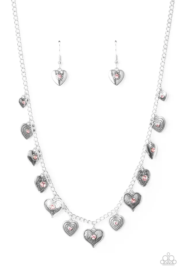 Paparazzi Jewelry Necklaces Paparazzi Necklace Lovely Lockets Pink