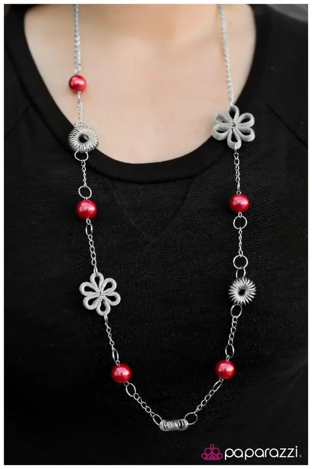 Paparazzi Jewelry Necklaces Paparazzi Necklace Namaste Red