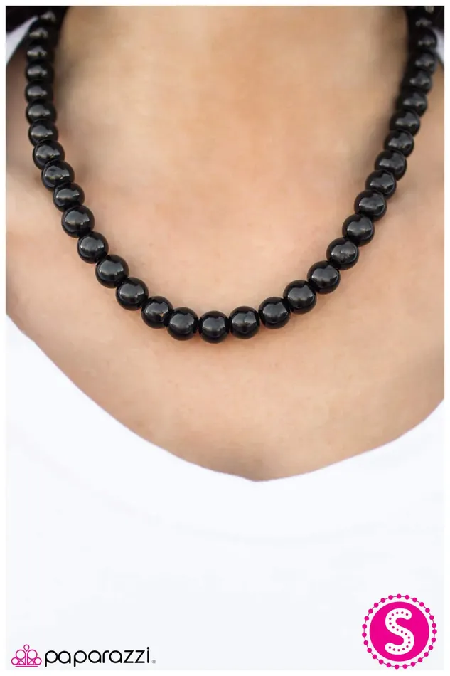 Paparazzi Jewelry Necklaces Paparazzi Necklace Not Your Mamas Pearls Black