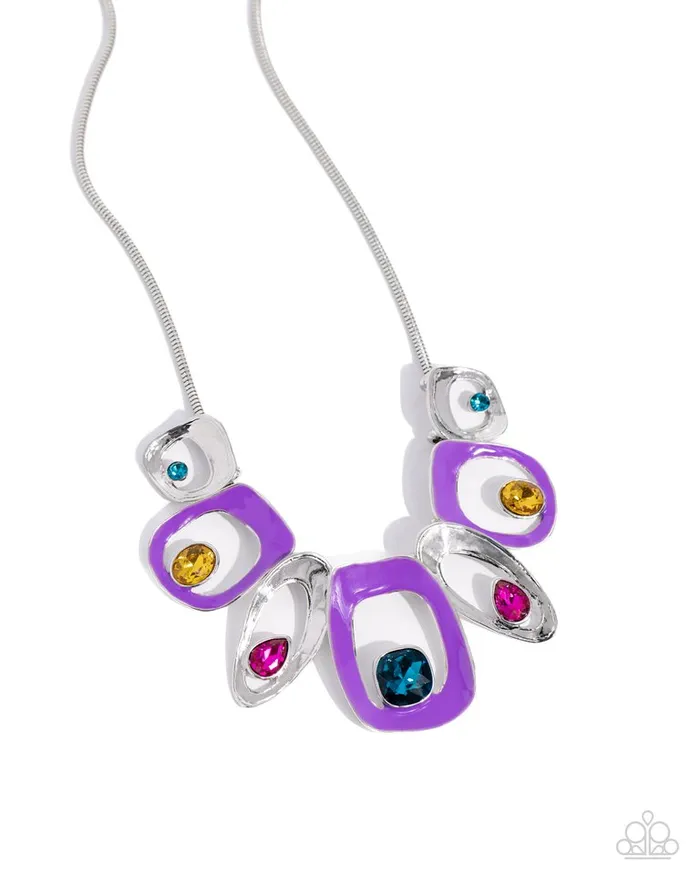 Paparazzi Jewelry Necklaces Paparazzi Necklace Poetically Painted Purple Paparazzi Jewelry Necklaces Paparazzi Necklace Poetically Painted Purple