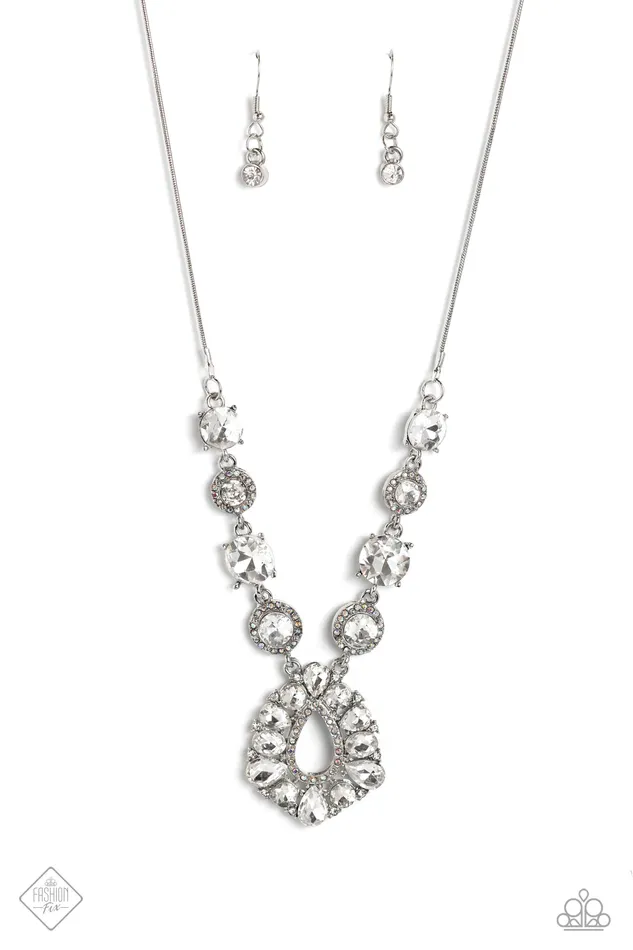 Paparazzi Jewelry Necklaces Paparazzi Necklace RAREST in the Land White Paparazzi Jewelry Necklaces Paparazzi Necklace RAREST in the Land White