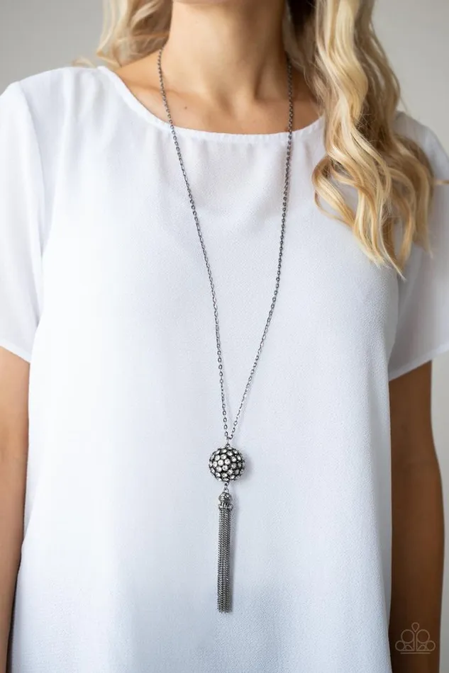 Paparazzi Jewelry Necklaces Paparazzi Necklace Rhinestone Revolution Black