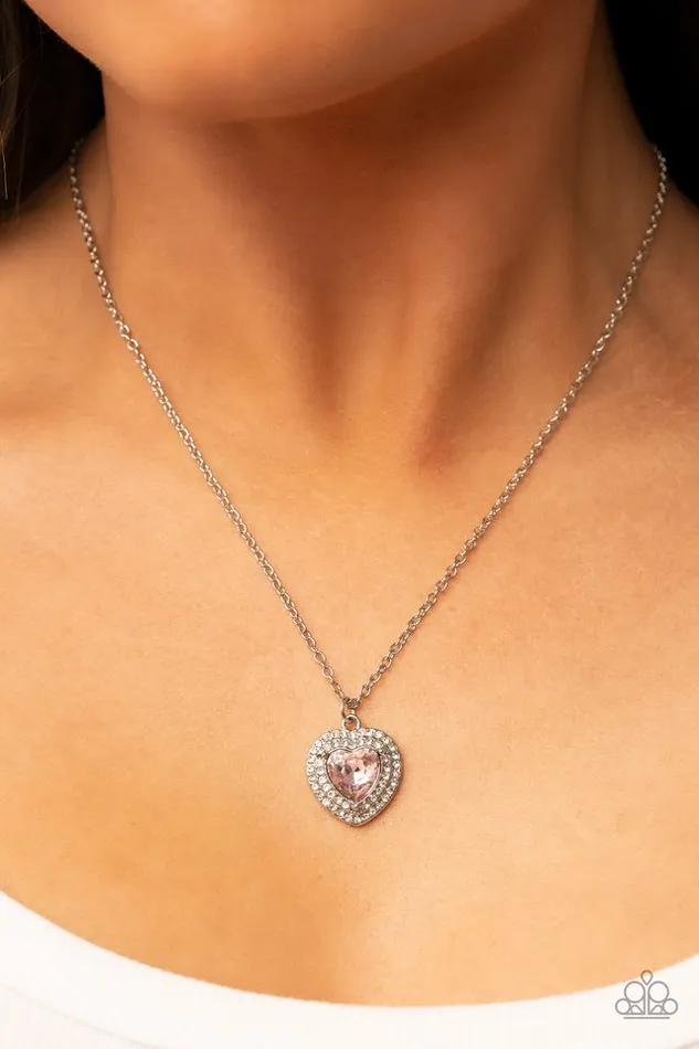 Paparazzi Jewelry Necklaces Paparazzi Necklace Taken with Twinkle Pink