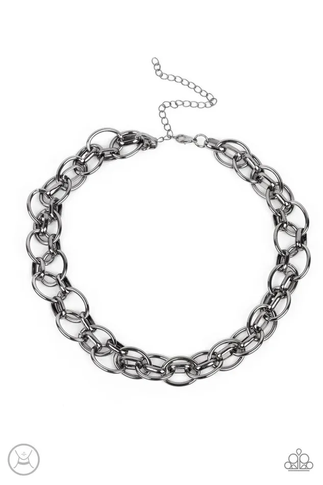 Paparazzi Jewelry Necklaces Paparazzi Necklace Tough Crowd Black Paparazzi Jewelry Necklaces Paparazzi Necklace Tough Crowd Black