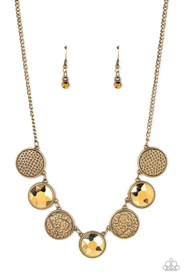 Paparazzi Jewelry Necklaces Paparazzi Necklace Urban Elite Brass