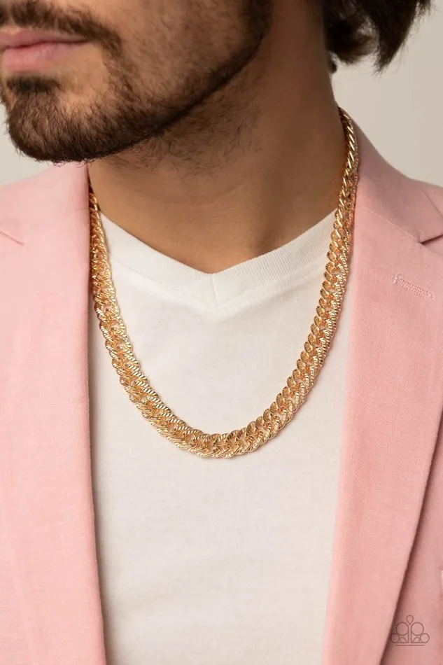 Paparazzi Jewelry Necklaces Paparazzi Necklace Urban Uppercut Gold