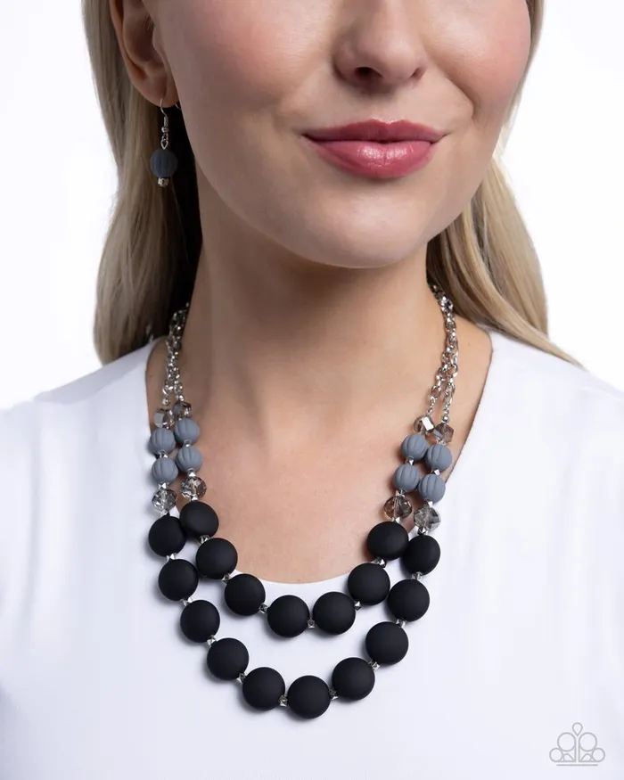 Paparazzi Jewelry Necklaces Paparazzi Necklace Whimsically Wealthy Black
