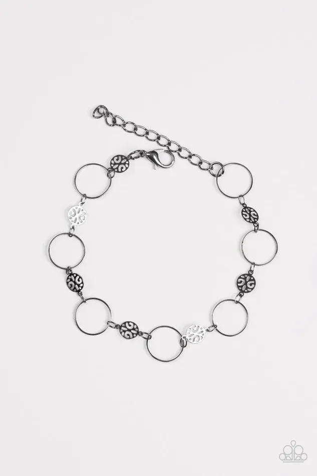Paparazzi Jewelry Paparazzi Bracelet Dainty Delicacy Black Bracelets