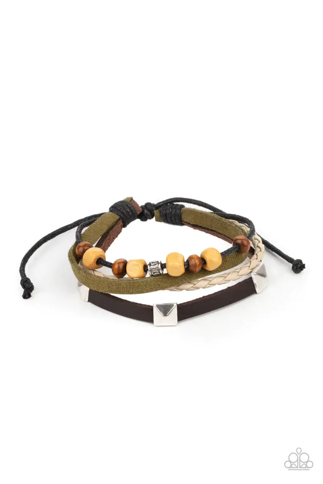 Paparazzi Jewelry Paparazzi Bracelet Solo Climb Black Bracelets