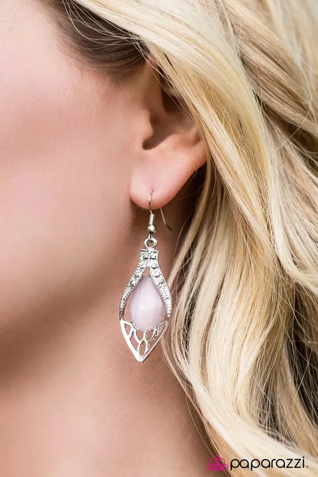 Paparazzi Jewelry Paparazzi Earring Loyal Royal Pink Earrings