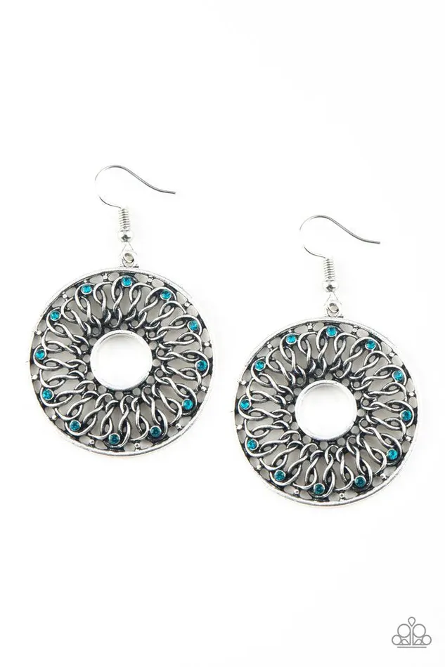 Paparazzi Jewelry Paparazzi Earring Malibu Musical Blue Earrings