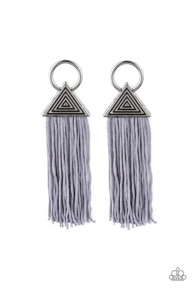 Paparazzi Jewelry Paparazzi Earring Oh My GIZA Silver Earrings