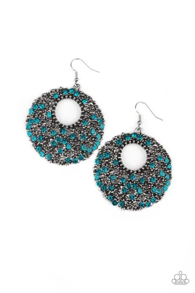 Paparazzi Jewelry Paparazzi Earring Starry Showcase Blue Earrings