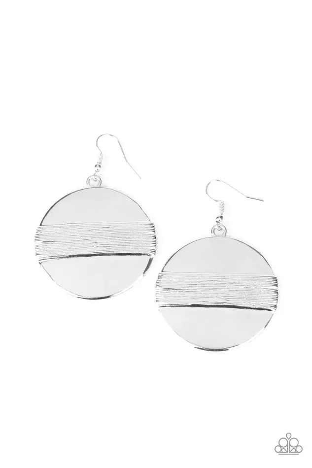 Paparazzi Jewelry Paparazzi Earring Ultra Uptown Silver Earrings