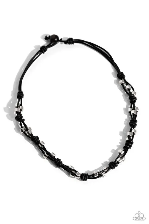Paparazzi Jewelry Paparazzi Necklace Braided Brawl Black Necklaces Paparazzi Jewelry Paparazzi Necklace Braided Brawl Black Necklaces