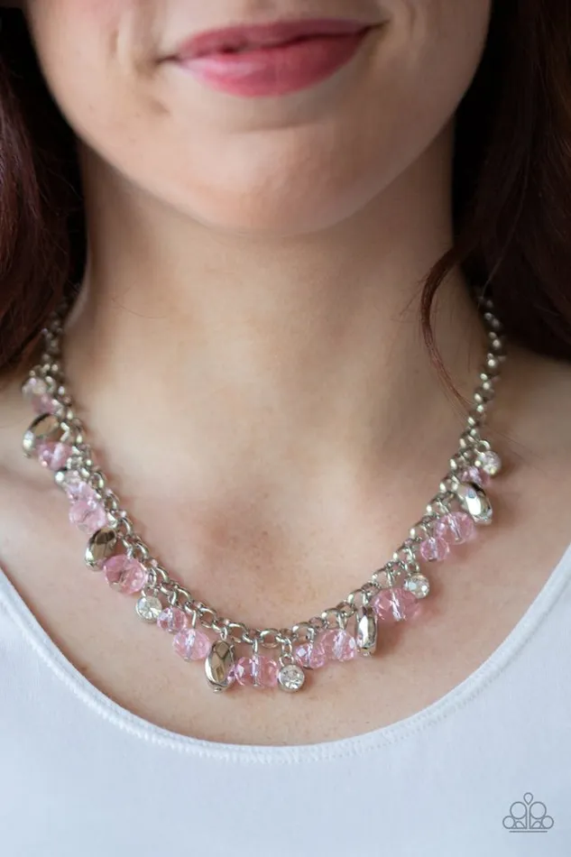 Paparazzi Jewelry Paparazzi Necklace Downstage Dazzle Pink Necklaces Paparazzi Jewelry Paparazzi Necklace Downstage Dazzle Pink Necklaces