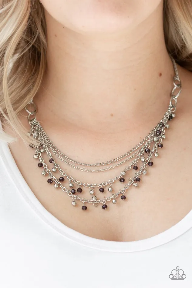 Paparazzi Jewelry Paparazzi Necklace Financially Fabulous Purple Necklaces