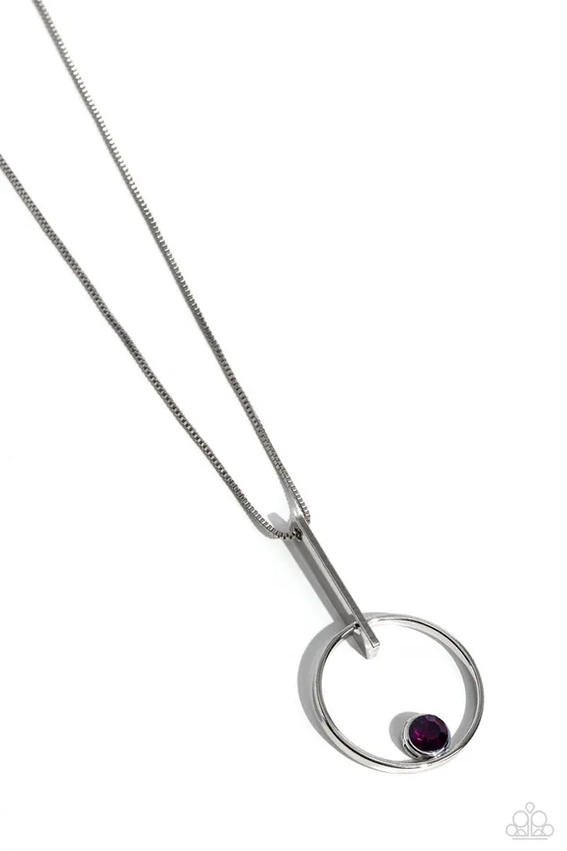 Paparazzi Jewelry Paparazzi Necklace Hooped Theory Purple Necklaces Paparazzi Jewelry Paparazzi Necklace Hooped Theory Purple Necklaces
