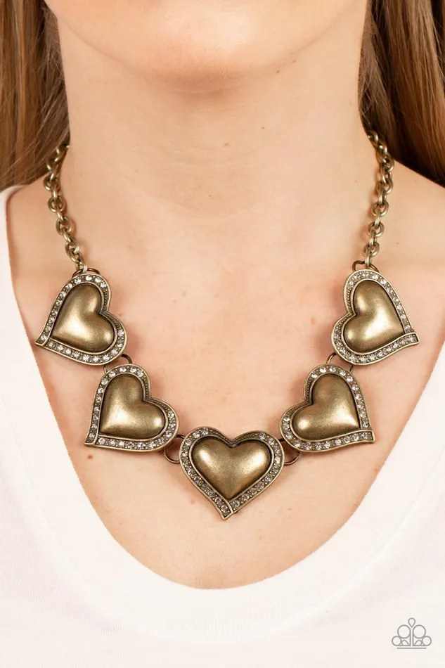 Paparazzi Jewelry Paparazzi Necklace Kindred Hearts Brass Necklaces