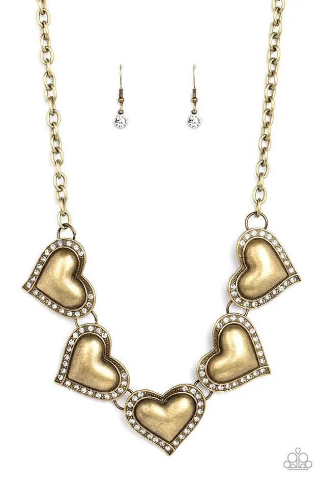 Paparazzi Jewelry Paparazzi Necklace Kindred Hearts Brass Necklaces Paparazzi Jewelry Paparazzi Necklace Kindred Hearts Brass Necklaces