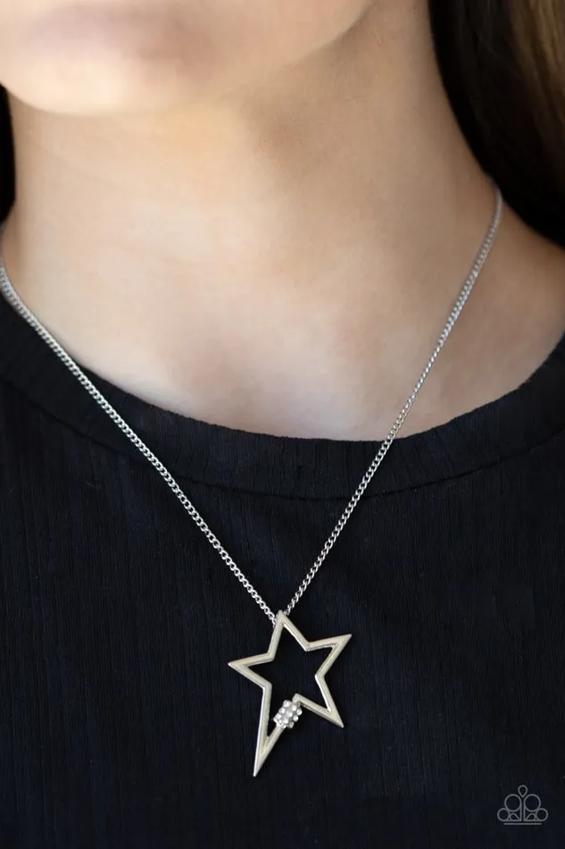 Paparazzi Jewelry Paparazzi Necklace Light Up The Sky White Necklaces