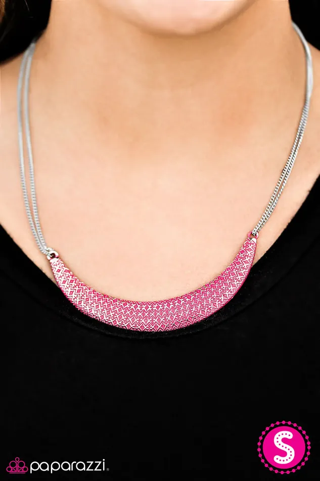 Paparazzi Jewelry Paparazzi Necklace MOONsoon Season Pink Necklaces