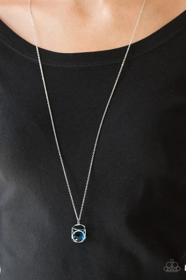 Paparazzi Jewelry Paparazzi Necklace Pandoras Box Blue Necklaces