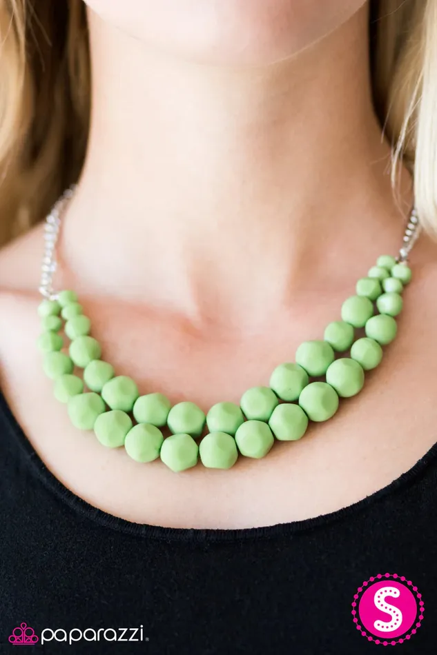 Paparazzi Jewelry Paparazzi Necklace Parkview Picnic Green Necklaces