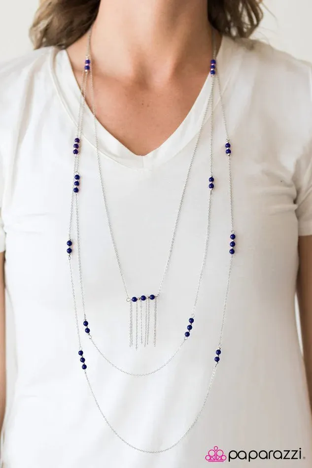 Paparazzi Jewelry Paparazzi Necklace Pleasant Paradise Blue Necklaces
