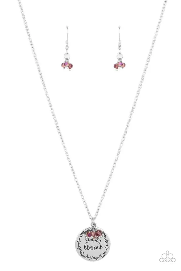 Paparazzi Jewelry Paparazzi Necklace Simple Blessings Purple Necklaces Paparazzi Jewelry Paparazzi Necklace Simple Blessings Purple Necklaces