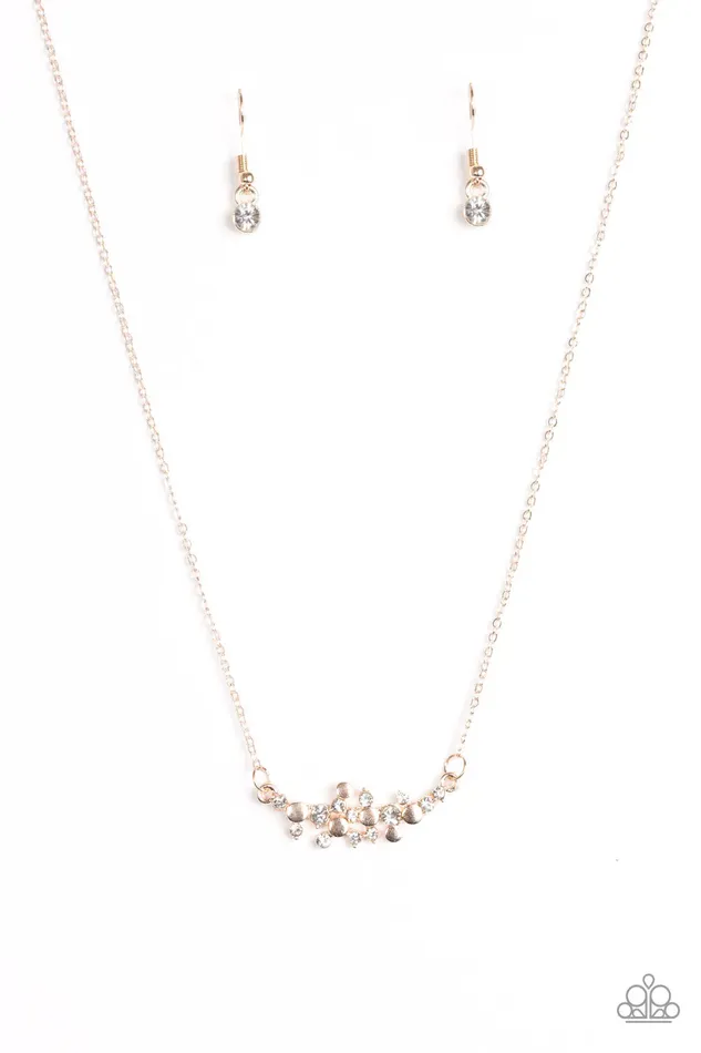 Paparazzi Jewelry Paparazzi Necklace Star Gazing Shimmer Rose Gold Necklaces
