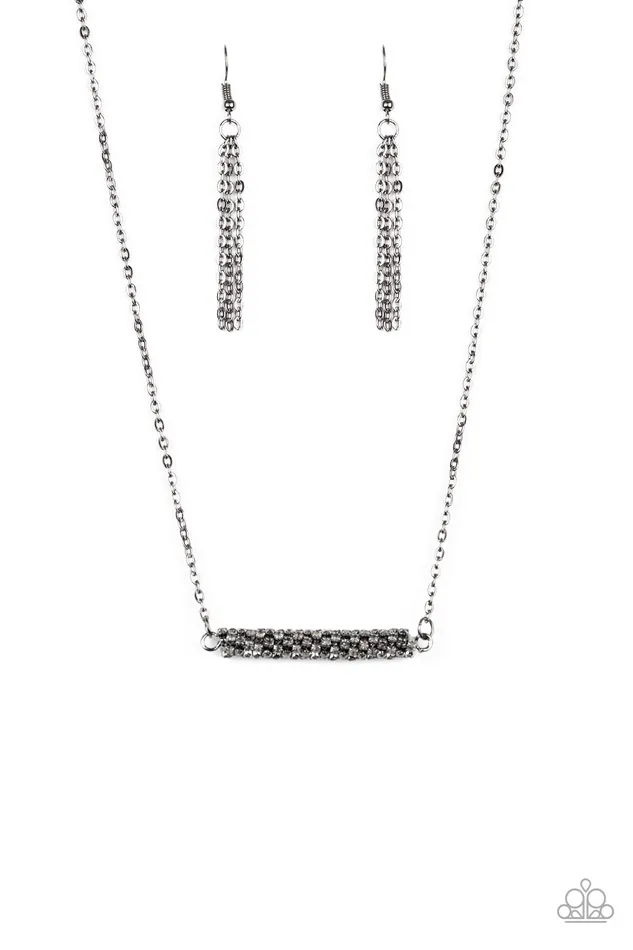 Paparazzi Jewelry Paparazzi Necklace Timelessly Twinkling Black Necklaces
