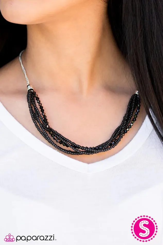 Paparazzi Jewelry Paparazzi Necklace You Better BEADlieve It Black Necklaces